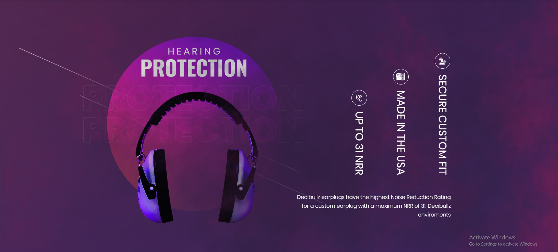 Sounds Hearing Protection Section