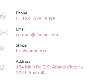 Sweets Sidebar Contact Section